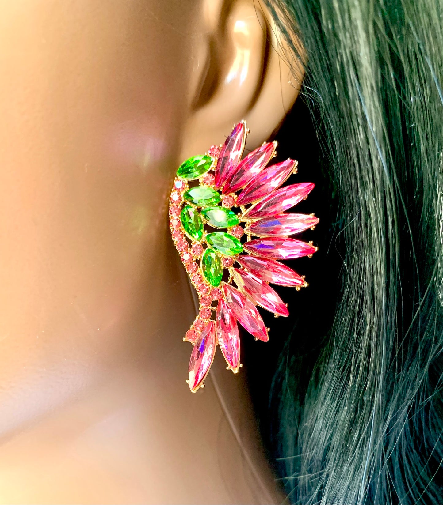 Glam Angel - Hot Pink/Green