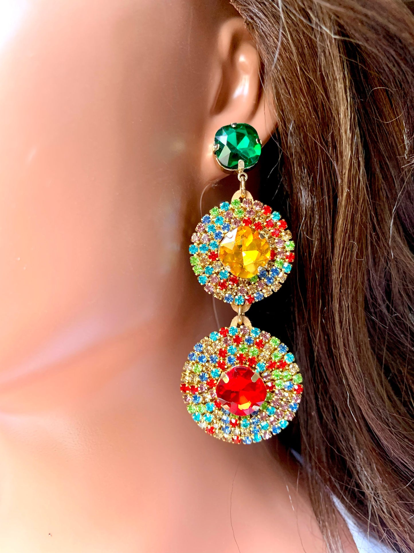 Glitz and Glam - Green/Yellow/Red