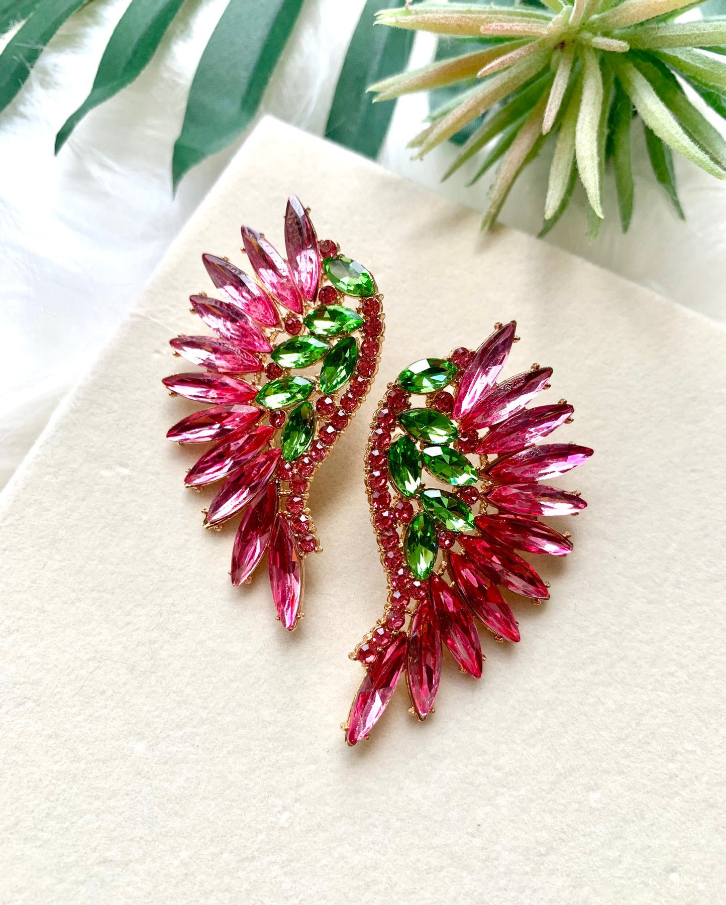 Glam Angel - Hot Pink/Green