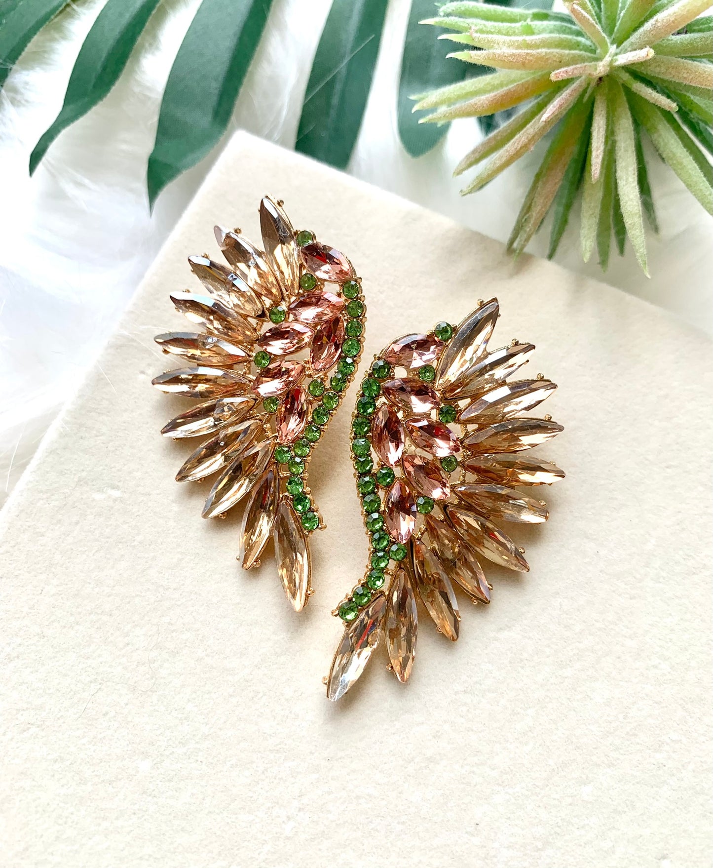 Glam Angel - Peach/Green