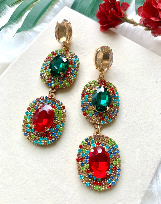 En Vogue - Champagne/Green/Red