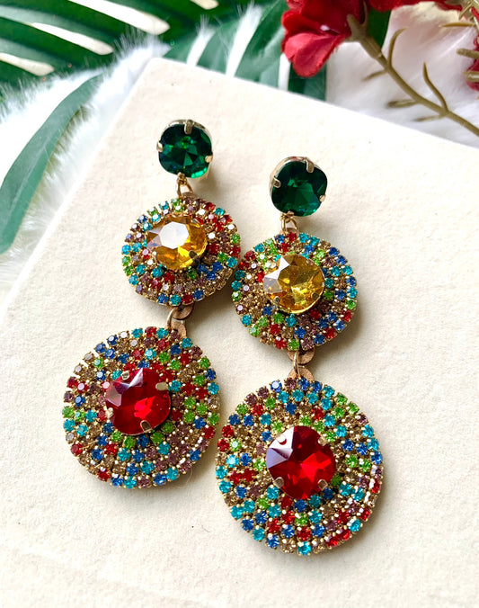 Glitz and Glam - Green/Yellow/Red